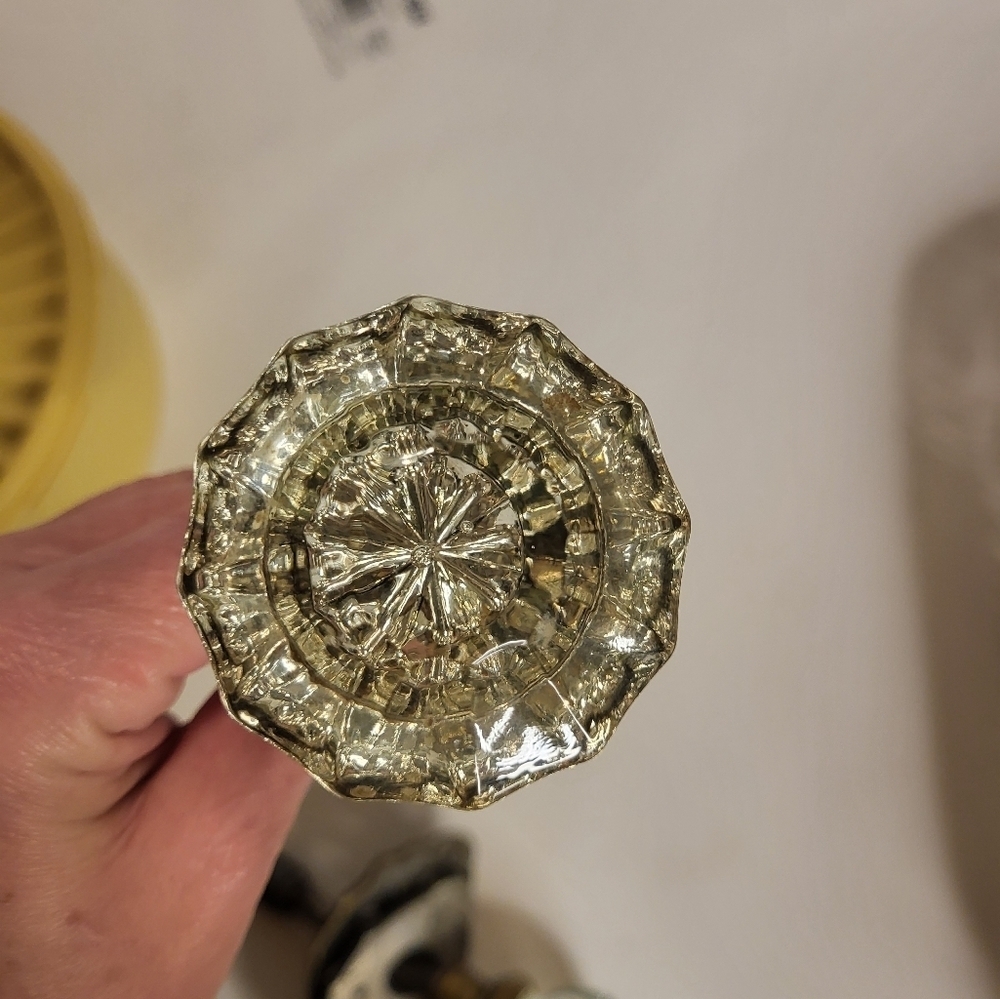 Vintage crystal door handle - Picture 3 of 7